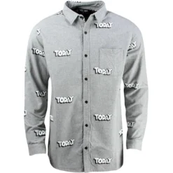 Lazy Oaf Today Long Sleeve Shirt (gray)