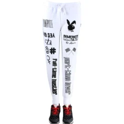 Dimepiece Women Verbage Sweatpants (white)