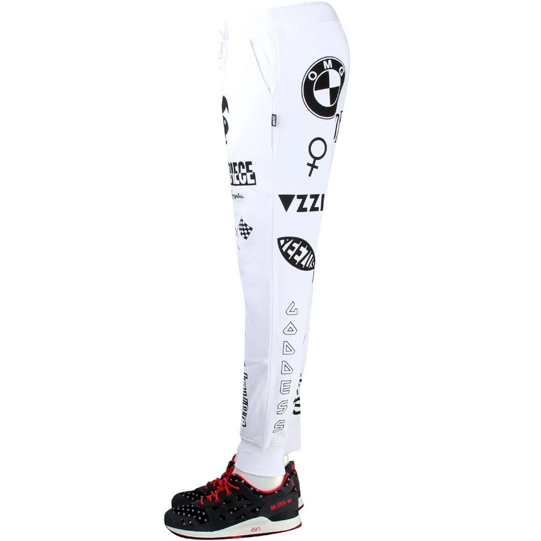 Dimepiece Women Verbage Sweatpants (white) 3 Dimepiece Women Verbage Sweatpants (white) - Image 3