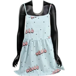 Lazy Oaf Women Hello Hello Dress (blue)