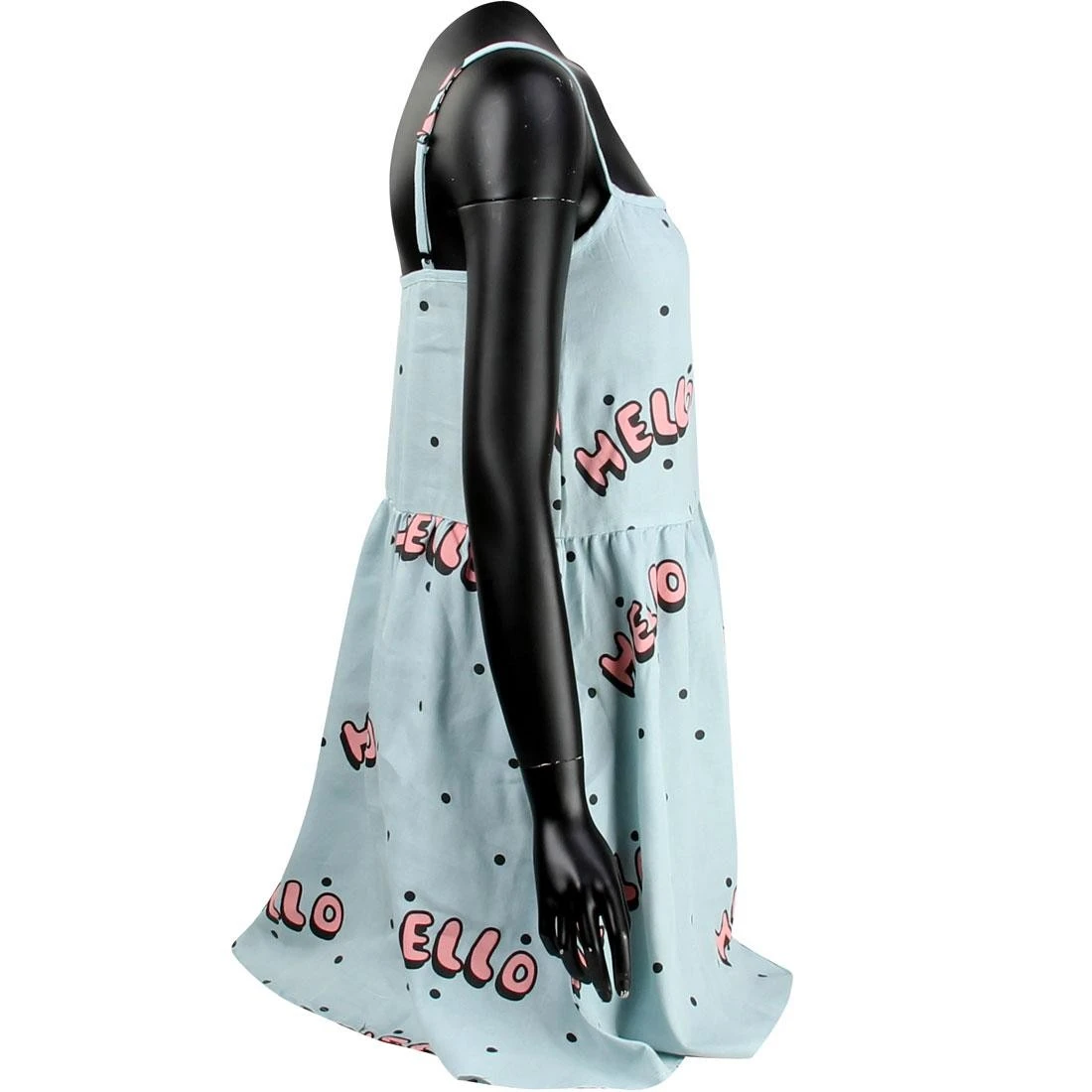 Lazy Oaf Women Hello Hello Dress (blue) 3 Lazy Oaf Women Hello Hello Dress (blue) - Image 3