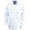 Lazy Oaf Men Ninja Weapons Long Sleeve Shirt (white)