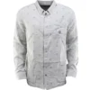 Vans Radcliff Woven Long Sleeve Shirt (gray / Graphite Nep / Ikat)