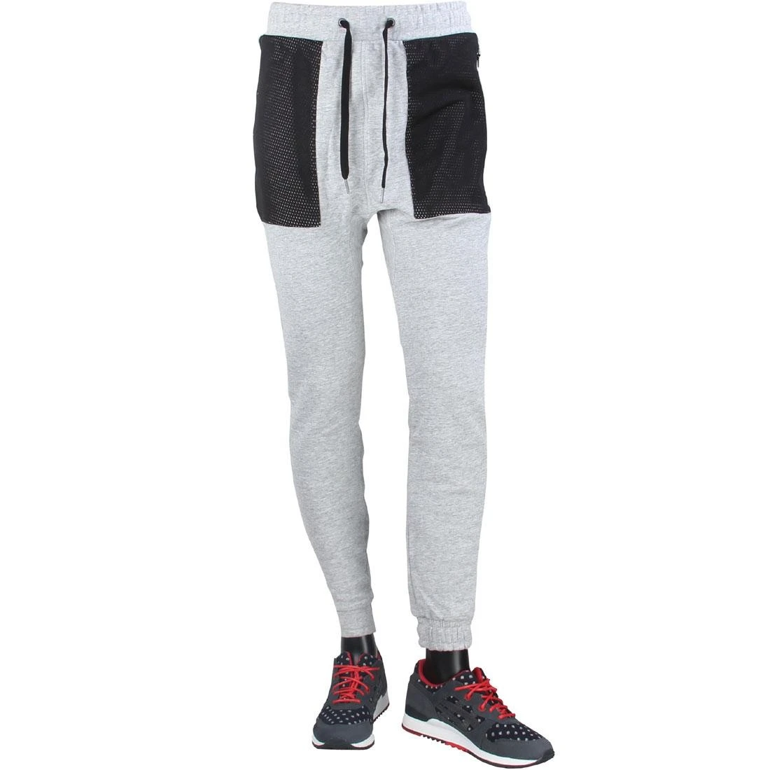Zanerobe Men Montage Dropshot Zip Jogger Pants (gray / Grey Marle) 1 Zanerobe Men Montage Dropshot Zip Jogger Pants (gray / Grey Marle)