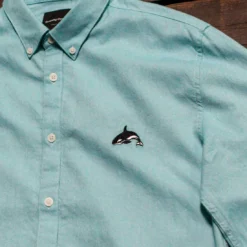 Barney Cools Men Excursion Long Sleeve Shirt (blue / Ocean) -Marvia Wear Sales Store 20160620 img 6389