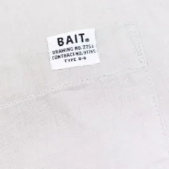 BAIT Men Mandarin Collar Button Up Shirt (khaki) -Marvia Wear Sales Store 20171220 v07a0184