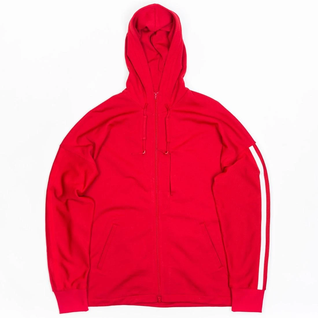Adidas Y-3 Men 3-Stripes Hoody (red / Chili Pepper / Undyed) 1 Adidas Y-3 Men 3-Stripes Hoody (red / Chili Pepper / Undyed)