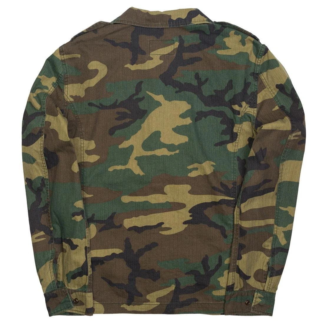 Alpha Industries Men F2 French Field Coat (camo / Woodland Camo) 2 Alpha Industries Men F2 French Field Coat (camo / Woodland Camo) - Image 2