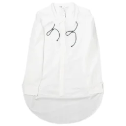 Adidas Y-3 Women Tie-Cord Shirt (white / Black)