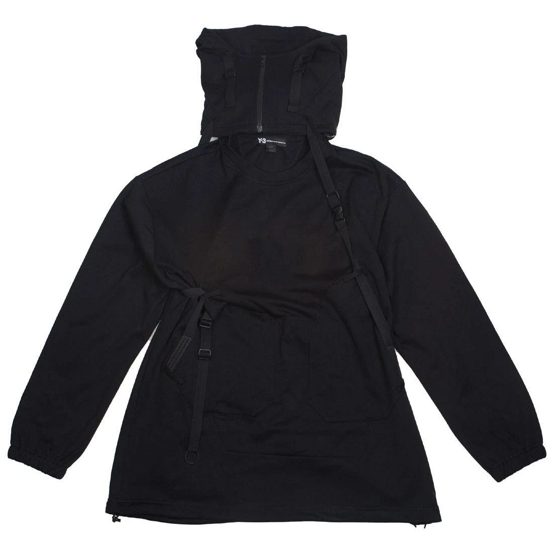 Adidas Y-3 Men Parachute Hoodie (black) 1 Adidas Y-3 Men Parachute Hoodie (black)