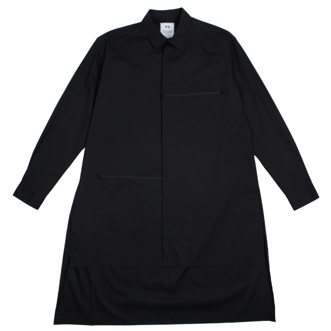 Adidas Y-3 Men Classic Long Sleeve Shirt (black) 1 Adidas Y-3 Men Classic Long Sleeve Shirt (black)