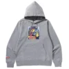 A Bathing Ape Men Bape Girl Pullover Hoodie (gray)