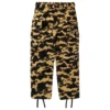 A Bathing Ape Men 1st Camo Cargo Pants (yellow)