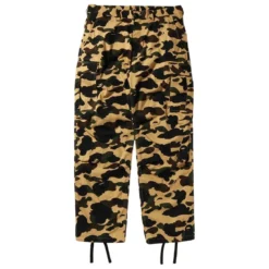 A Bathing Ape Men 1st Camo Cargo Pants (yellow)