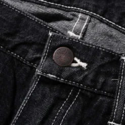 A Bathing Ape Men Ape Head Relaxed Fit Denim Pants (black) -Marvia Wear Sales Store ap1i80150001blk 4