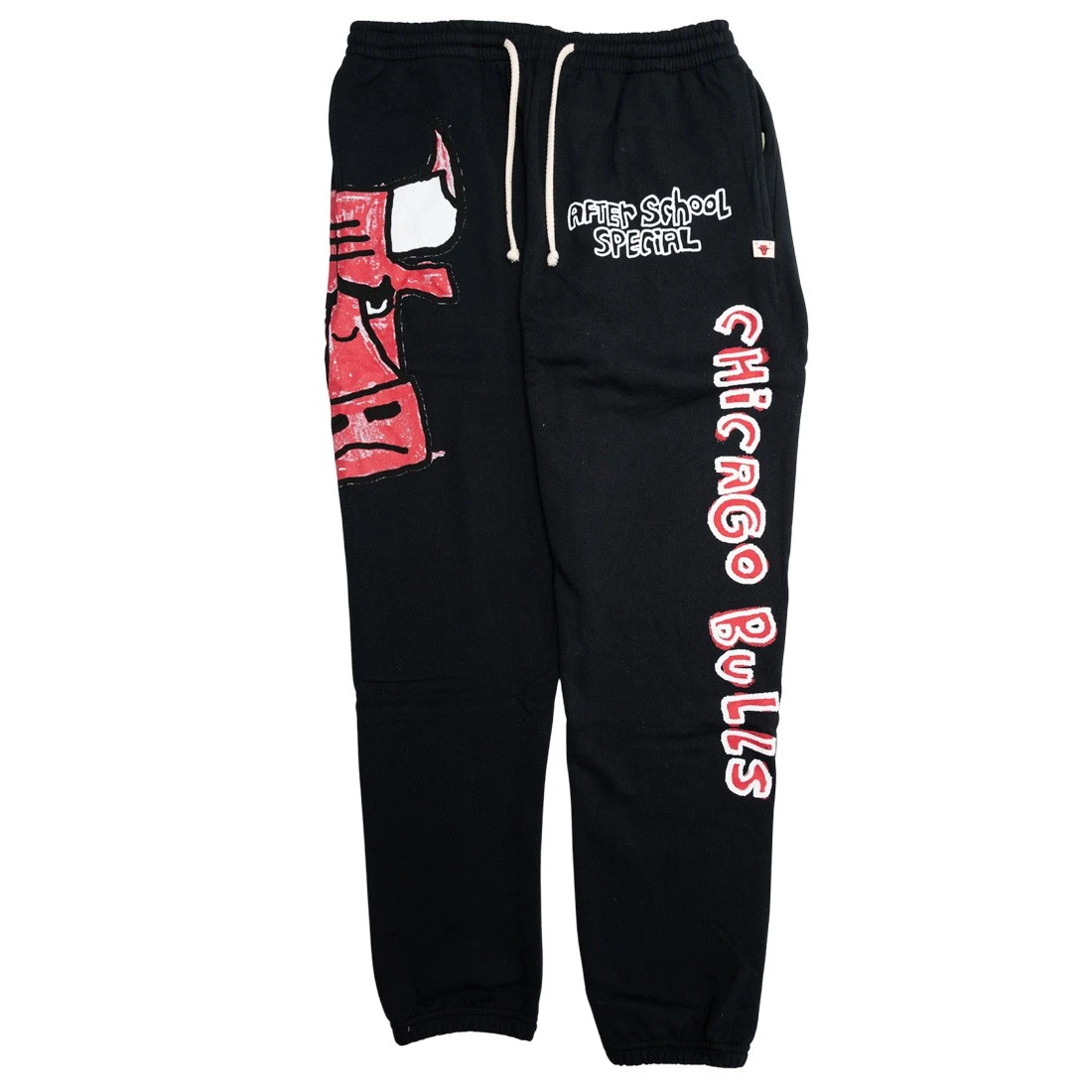 After School Special X NBA Men Bulls Doodle Sweatpants (black) 1 After School Special X NBA Men Bulls Doodle Sweatpants (black)