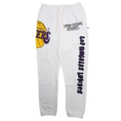 After School Special X NBA Men Lakers Doodle Sweatpants (white)