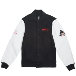 BAIT X Astro Boy Men Step Varsity Jacket (black / White)