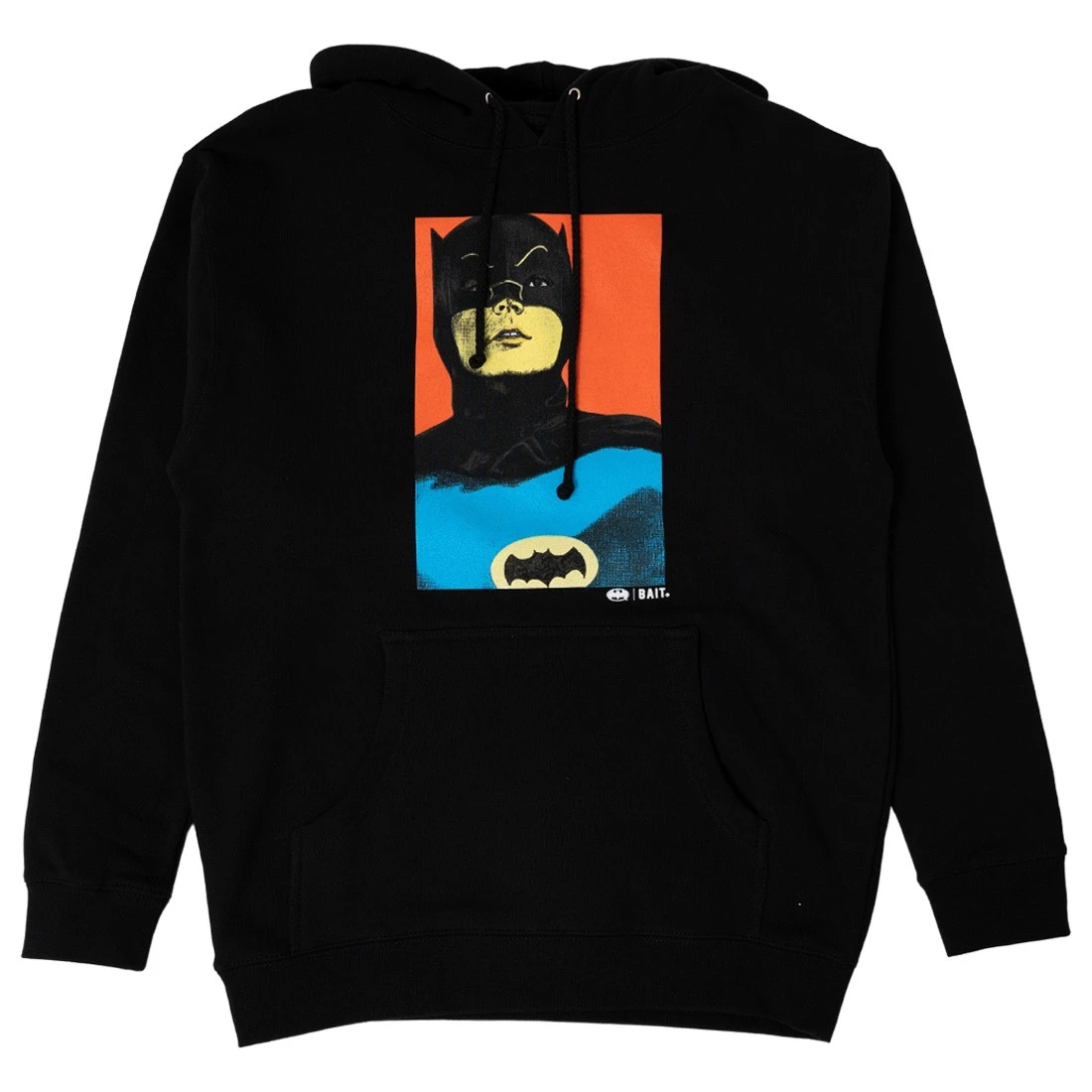 BAIT X Batman Men Adam West Portrait Hoody (black) 1 BAIT X Batman Men Adam West Portrait Hoody (black)