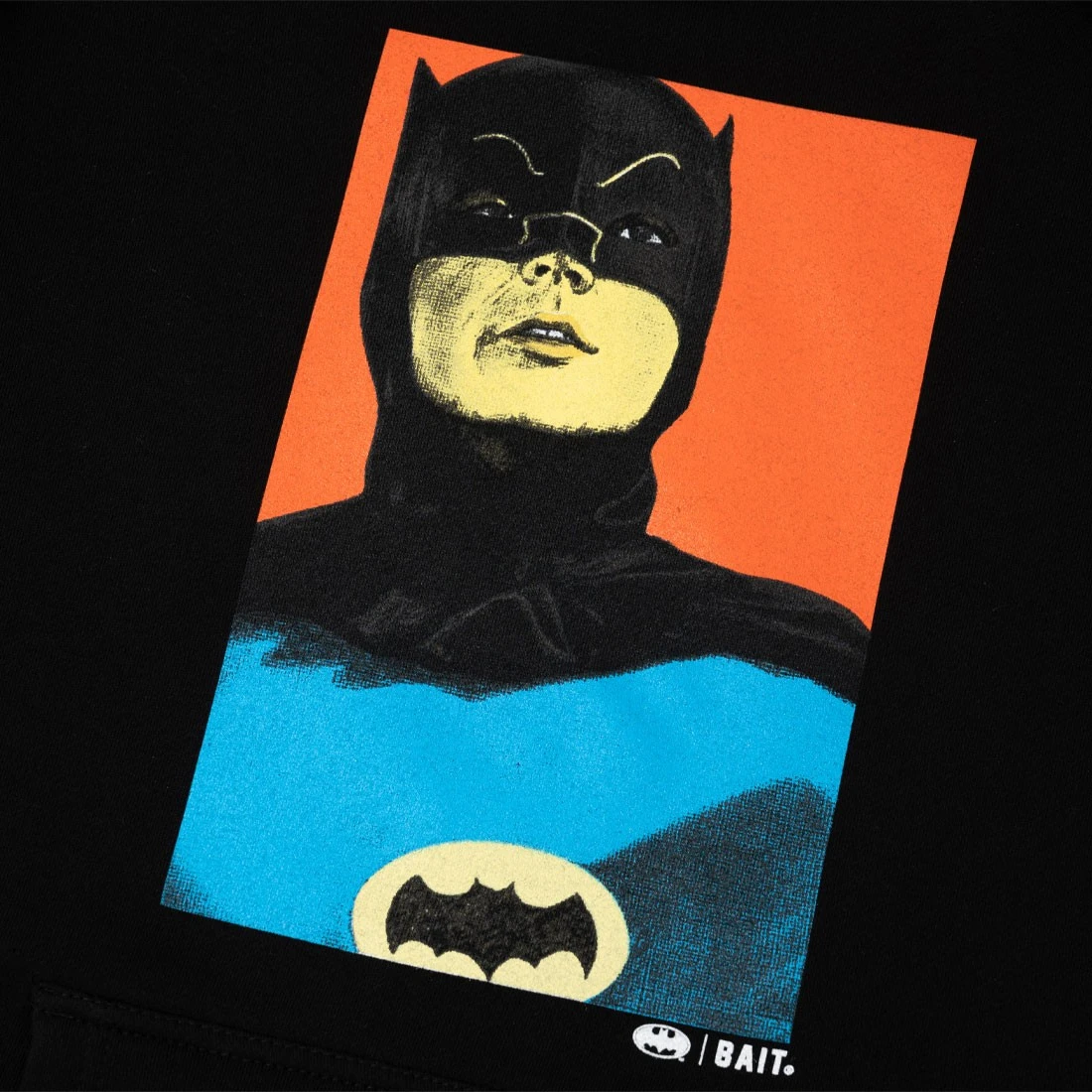 BAIT X Batman Men Adam West Portrait Hoody (black) 2 BAIT X Batman Men Adam West Portrait Hoody (black) - Image 2