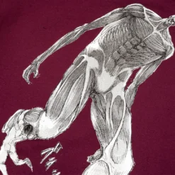 BAIT X Attack On Titan Men Colossal Titan Hoody (burgundy) 7 BAIT X Attack On Titan Men Colossal Titan Hoody (burgundy) -Marvia Wear Sales Store baaotcoloshdybu 4