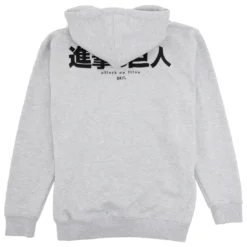 BAIT X Attack On Titan Men Titan BAIT Strategy Hoody (gray) -Marvia Wear Sales Store baaotstrathdgr 3