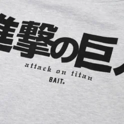 BAIT X Attack On Titan Men Titan BAIT Strategy Hoody (gray) -Marvia Wear Sales Store baaotstrathdgr 4