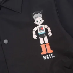 BAIT X Astro Boy Men 7 Special Powers Coaches Jacket (black) -Marvia Wear Sales Store baastro7cchblk 2