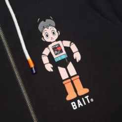 BAIT X Astro Boy Men 7 Special Powers Zip Hoody (black) 8 BAIT X Astro Boy Men 7 Special Powers Zip Hoody (black) -Marvia Wear Sales Store baastro7spzipbk 2