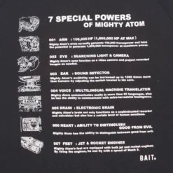 BAIT X Astro Boy Men 7 Special Powers Zip Hoody (black) 9 BAIT X Astro Boy Men 7 Special Powers Zip Hoody (black) -Marvia Wear Sales Store baastro7spzipbk 5
