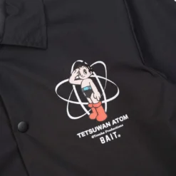 BAIT X Astro Boy Men Tetsuwan Atom Coaches Jacket (black) -Marvia Wear Sales Store baastrotetjacbk 2