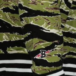 BAIT Basics Baseball Jacket (camo / Tiger Camo / Black) -Marvia Wear Sales Store babajackettcblk thum4 43394