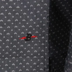 BAIT Basics Long Sleeve Shirt (blue / Light Blue) -Marvia Wear Sales Store babalslvshtlbl thum4 43395