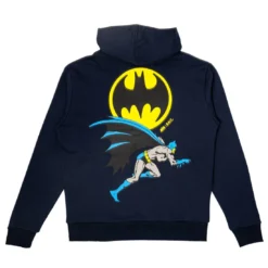BAIT X Batman Men Classic Batman Chase Hoody (navy) -Marvia Wear Sales Store babatchasehdynv 3