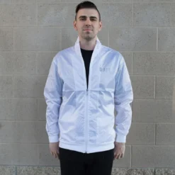 BAIT Nylon Track Jacket (white)