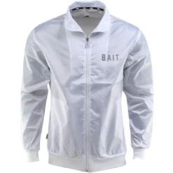 BAIT Nylon Track Jacket (white) -Marvia Wear Sales Store babt14020406 002wht thum1 258 3735 46705