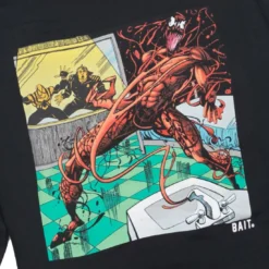 BAIT X Marvel Men Carnage Logo Hoody (black) 9 BAIT X Marvel Men Carnage Logo Hoody (black) -Marvia Wear Sales Store bacarnlogohdblk 5
