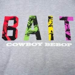 BAIT X Cowboy Bebop Men BAIT Logo Hoody (gray) -Marvia Wear Sales Store bacbebopcrhdygr 4