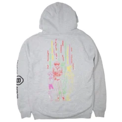 BAIT X Cowboy Bebop Men BAIT Logo Hoody (gray) -Marvia Wear Sales Store bacbebopcrhdygr 6