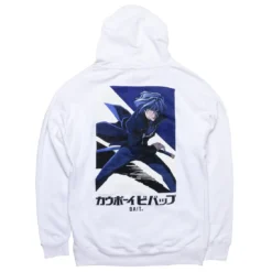 BAIT X Cowboy Bebop Men Versus Hoody (white) -Marvia Wear Sales Store bacbebopvshdywh 4