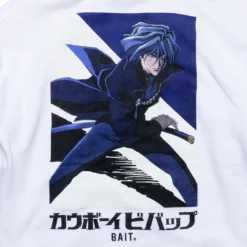 BAIT X Cowboy Bebop Men Versus Hoody (white) -Marvia Wear Sales Store bacbebopvshdywh 5