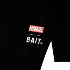 BAIT X Daredevil Men BAIT Logo Hoody (black) 7 BAIT X Daredevil Men BAIT Logo Hoody (black) -Marvia Wear Sales Store baddbaitloghdbk 3 1