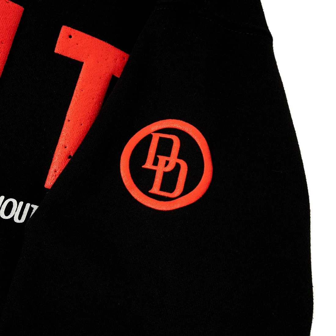 BAIT X Daredevil Men BAIT Logo Hoody (black) 4 BAIT X Daredevil Men BAIT Logo Hoody (black) - Image 4