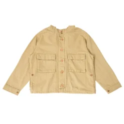 BAIT Men Denim Jacket (brown / Tan)