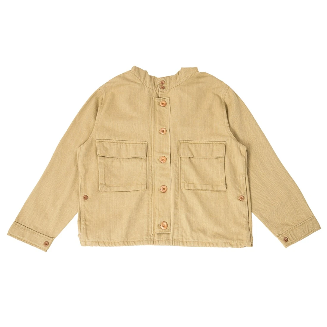 BAIT Men Denim Jacket (brown / Tan) 1 BAIT Men Denim Jacket (brown / Tan)