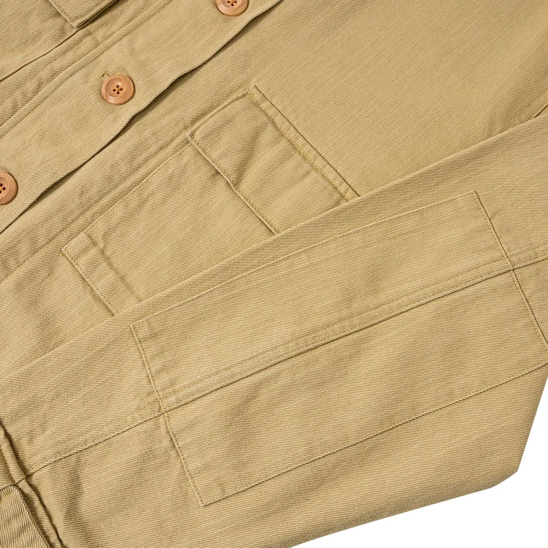 BAIT Men Denim Jacket (brown / Tan) 3 BAIT Men Denim Jacket (brown / Tan) - Image 3