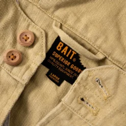 BAIT Men Denim Jacket (brown / Tan) 7 BAIT Men Denim Jacket (brown / Tan) -Marvia Wear Sales Store badenimjac22brn 4