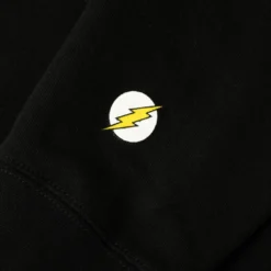 BAIT X The Flash Men Flash Logo Hoody (black) -Marvia Wear Sales Store baflashhoodybk 3