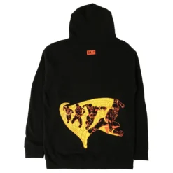 BAIT X The Flash Men Flash Logo Hoody (black) -Marvia Wear Sales Store baflashhoodybk 4