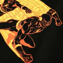 BAIT X The Flash Men Flash Logo Hoody (black) -Marvia Wear Sales Store baflashhoodybk 6